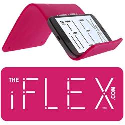 iFLEX Cell Phone Stand and Tablet Stand for Air Travel, Work and Home – Flexible Phone Holder is The Perfect iPhone Stand and Holds Any Mobile Device – Non-Slip Grip, Strong and Durable