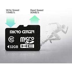 Micro Center 32GB Class 10 Micro SDHC Flash Memory Card with Adapter (2 Pack)