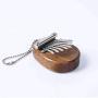 8 Key Kalimba Mini Thumb Piano Solid Wood Finger Marimba Musical Pendant Gift for Beginners Kids Adults