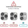 Camera Lens Protector for iPhone 11 Pro/Pro Max,Tempered Glass HD Clear Camera Lens Screen Cover Case for iPhone 11 Pro/Pro Max,9H Hardness Anti-Scratch Camera Screen Protective Lens Film (Silver)