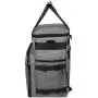 Hilike Premium Pet Travel Bag for Dog & Cat-Week Away Tote Organizer Bag for Dogs Travel-Includes 1 Dog Tote Bag,1 Dog Food Carrier Bag, 2 Silicone Collapsible Bowls,1 Blanket,1 Frisbee(Grey)