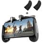 Mobile Game Controller Compatible with PUBG Mobile/Fortnitee Mobile/Call of Duty Mobile, Sensitive Shoot and Aim Trigger L1R1 Compatible with Android & iPhone (Black)