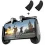 Mobile Game Controller Compatible with PUBG Mobile/Fortnitee Mobile/Call of Duty Mobile, Sensitive Shoot and Aim Trigger L1R1 Compatible with Android & iPhone (Black) Mobile Game Controller Compatible with PUBG Mobile/Fortnitee Mobile/Call of Duty Mobile, Sensitive Shoot and Aim Trigger L1R1 Compatible with Android & iPhone (Black)