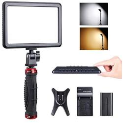 K&F Concept Camera Light,LED Video Light Panel for Camera Camcorder Lighting in Studio or Outdoors 2800K to 6000K Variable Color Temperature