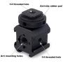 MAGICRIG 3-Side Cold Shoe Camera Shoe Bracket for Flash Light, LED Video Light, Microphone, Monitor Mount