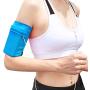 Ailzos Phone Armband Sleeve, Universal Armband Blue Sports Strap Holder Cell Phone Running Armband for Exercise Workout Fits iPhone 6 6S 7 8 X iPod Android Samsung Galaxy S6 S7 S8 S9 Note 5, Blue, S