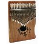 17 Key Kalimba Thumb Piano,Solid Wood Portable Finger Piano Musical Instrument,Gift for Kids and Beginners