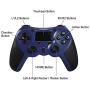 Wireless Controller for PS4, STOGA Remote Gamepad for Playstation 4 Wireless Pro Gaming Controller with Dualshock Blue