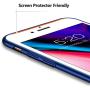 TORRAS Slim Fit iPhone 8 Plus Case/iPhone 7 Plus Case, Hard Plastic PC Ultra Thin Mobile Phone Cover Case with Matte Finish Coating Grip Compatible with iPhone 7 Plus / 8 Plus, Blue