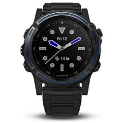 Garmin Descent Mk1, Watch-Sized Dive Computer with Surface GPS, Includes Fitness Features, Gray with Titanium Band