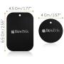 Metal Plate for Magnetic Mount with 3M Adhesive (Set of 4) Extra Thin by Bestrix