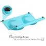 UPSKY Double Dog Cat Bowls Premium Stainless Steel Pet Bowls No-Spill Resin Station, Food Water Feeder Cats Small Dogs