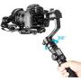 Feiyu AK4000 3-Axis Gimbal Stabilizer for Cinema Camcorder Like Canon C300, Mirrorless & DSLR Digital Camera Like Canon 5D Sony a7 iii a7r2 / a9，4.0kg Payload (Come with a Free AFII Follow Focus)