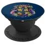 Harry Potter Hogwarts Multi-Colored Floral Crest PopSockets Grip and Stand for Phones and Tablets