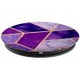 Purple Violet Chic Geometric Design PopSockets Grip and Stand for Phones and Tablets