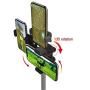 Multiple Phone Bracket Set for YouTube Video or Live Streaming. Compatible with Mounting Smartphones, Ring Lights and Microphones to Tripods, Monopods, Selfie Sticks or Even Bike Handle Bars