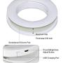 Selfie Ring Light 3 Light Modes, Clip On Phone Camera Selfie LED Fill Light Rechargeable, Adjustable Brightness Selfie Circle Light Compatible for iPhone, iPad, Android, Tablet, Laptop