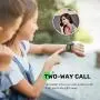 Kids Smart Watch Smartwatch for Kids with Voice Chat Camera SOS Alarm Clock Games, Waterproof Kids Smart Watches 1.44&quot LBS Tracker Touch Screen Kids Phone Watch for Christmas Birthday Gifts (Black)