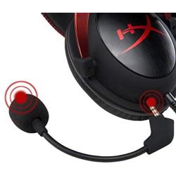 HyperX Cloud II - Gaming Headset, 7.1 Surround Sound, Memory Foam Ear Pads, Durable Aluminum Frame, Detachable Microphone, Works with PC, PS4, Xbox One - Red