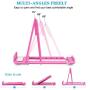 Phone Stands, 2Pack Cellphone Holder (4-7.9") Foldable Stands Multi-Angle for Desk Lightweight Desktop Dock Cradle Compatible for iPhone 11 Xs XR 8 Plus 6 7 6S X 5 Samsung Galaxy S10 S9 Google Pixel