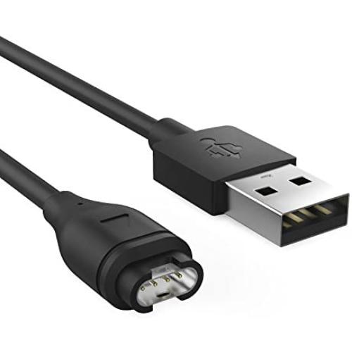 Garmin Fenix 5/5S/5X/Plus/6/6S/6X/Pro Charger, Ankky Replacement USB Data Sync Charging Cable Wire 3.3ft for Garmin Fenix 5/5S/5X/Forerunner 935/Quatix 5/Quatix 5 Sapphire/Vivoactive 3 Watch, Black