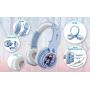 eKids Disney Frozen 2 Wireless Bluetooth Portable Kids Headphones with Microphone, Anna & Elsa Volume Reduced to Protect Hearing Stream Disney Plus, Adjustable Kids Headband for School Home Travel