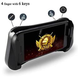 WUKUR Wireless PUBG Mobile Controller, Mobile Game Trigger for iPhone, Designed for iOS System,Compatible with PUBG/Rules of Survival(4.7-6.5 inch iPhone)