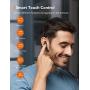 Wireless Earbuds, TaoTronics SoundLiberty 92 Bluetooth 5.0 Earbuds With Charging Case Hi-Fi Stereo TWS True Wireless Earbuds With Mic Smart Touch Control IPX8 Waterproof 30H PlayTime Wireless Earphone