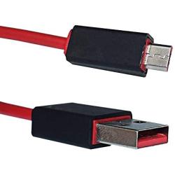 Red USB Cable Cord Line Charger for Beats Pill Mini Wireless Bluetooth Speaker