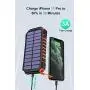 Solar Power Bank 26800mAh, Hiluckey Solar Charger with 4 Outputs Wireless Portable Charger USB C External Battery Pack Quick Charge 3.0A with Dual Flashlights for Smartphones, Tablets, Switch