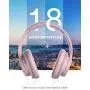 Mpow H7 Bluetooth Headphones Over Ear, Comfortable Wireless Headphones, Rechargeable HiFi Stereo Headset, w/Wired Mode, CVC6.0 Microphone for Cellphone Online Class, Home Office, PC