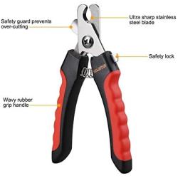 HAWATOUR Dog Nail Clippers, Professional Pet Nail Clipper