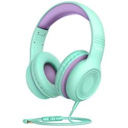 Mpow CH6S Kids Headphones with Microphone Over-Ear/On-Ear, HD Sound Sharing Function Headphones for Children Boys Girls, Volume Limited Safe 85dB/94dB Foldable Headset w/Mic for School/PC/Cellphone