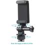 Neewer Phone Holder Camera Hot Shoe Mount Adapter Kit for GoPro Hero 7 6 5,DJI OSMO Action,iPhone X 8 7 6 Samsung Attaching on DSLR Camera or Ring Light Photography