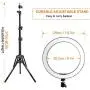 10 inch Ring Light with Tripod Stand - Foleto LED Camera Selfie Light Ring with iPhone Tripod and Phone Holder for Video Photography Makeup Live Streaming, Compatible with iPhone and Android Phone 10 inch Ring Light with Tripod Stand - Foleto LED Camera Selfie Light Ring with iPhone Tripod and Phone Holder for Video Photography Makeup Live Streaming, Compatible with iPhone and Android Phone