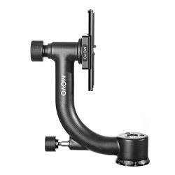 Movo GH600 Vertical, Portrait Mount Carbon Fiber Gimbal Tripod Head with Arca-Swiss Quick-Release Plate