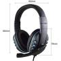 Rehomy 3.5mm Wired Gaming Headset, Over-Ear Surround Stereo Headphone with Noise Cancelling Mic, Compatible with PC, PS4, Mac