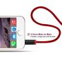 Replacement Audio Cable Cord Wire with in line Microphone and Control for Beats by Dr Dre Headphones Solo Studio Pro Detox Wireless Mixr Executive Pill (Black Red)
