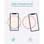Fast Wireless Charger, Vebach Dubhe1s Qi Certified Wireless Charging Pad 7.5W for iPhone SE 2020/11/11 Pro/11 Pro Max/Xs/Xs Max/XR/X/8/8P, 10W for Samsung Galaxy S20/S10/Note 10/S9, Aluminum Frame