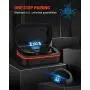 Wireless Earbuds, Bluenin Bluetooth 5.0 Sport Headphones with Charging Case, 136H Playtime, Stereo Deep Sound TWS Earphones, IPX7 Waterproof CVC8.0 Noise Cancelling Headset with Mic