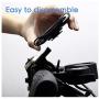 HOPENE Bike Phone Mount, Detachable Bicycle Motorcycle Phone Mount Silicone Cell Phone Bike Holder Handlebar Cradle for iPhone 11 Pro Max SE/X/XS MAX/XR/8/8 Plus, Samsung S20 S10/S10e