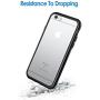 JETech Case for Apple iPhone 6 Plus and iPhone 6s Plus 5.5-Inch, Shock-Absorption Bumper Cover, Anti-Scratch Clear Back, Black