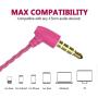 Headphones Heavy Bass Stereo Earphones Earbuds Noise Isolating Tangle Free Headsets CBGGQ in Ear Headphones with Remote & Microphone,for iOS and Android,Laptops,Gaming(Black+White+Pink+Green 4 Pack)