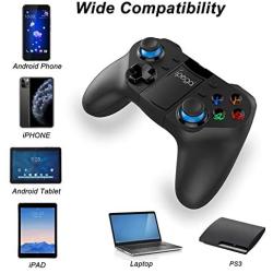 EEEKit Wireless Game Controller for Android/iOS Bluetooth Gamepad with Adjustable Bracket Holder Compatible with iPhone iPad Samsung Galaxy