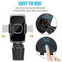 Cup Holder Phone Mount, WixGear Car Cup Holder Phone Mount Adjustable Automobile Cup Holder Smart Phone Cradle Car Mount