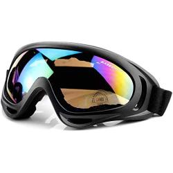 Ski ATV Have Goggles are Windproof, Dustproof and UV Resistant, Suitable for Motorcycles, Off-Road Motorcycles, Rock Climbing, Skiing, Various Outdoor Sports (2 Pack)