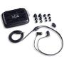 JLab Audio J4 Heavy Bass, Rugged Metal in-Ear Headphone, Guaranteed for Life - Obsidian Black