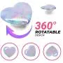 Senoj Forever: Heart Shape Phone Socket Mount Expanding Phone Holder Grip and Universal Collapsible Stand for Smartphones and Tablets - Glossy (Opal) Senoj Forever: Heart Shape Phone Socket Mount Expanding Phone Holder Grip and Universal Collapsible Stand for Smartphones and Tablets - Glossy (Opal)