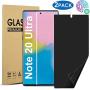 Galaxy Note 20 Ultra Screen Protector, [2 Pack] [Fingerprint Sensor Compatible] [Full Adhesive] [Case Frienldy] [Touch Sensitive] HD/Privacy Screen Protector for Samsung Galaxy Note 20 Ultra 5G