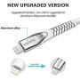 KINPS Apple MFI Certified Lightning Cable 10FT, Upgrade iPhone Charger Cord Compatible with iPhone Xs Max/XS/XR/X/8 Plus/8/7 Plus/7/6S Plu/6Ss, iPad, (White)